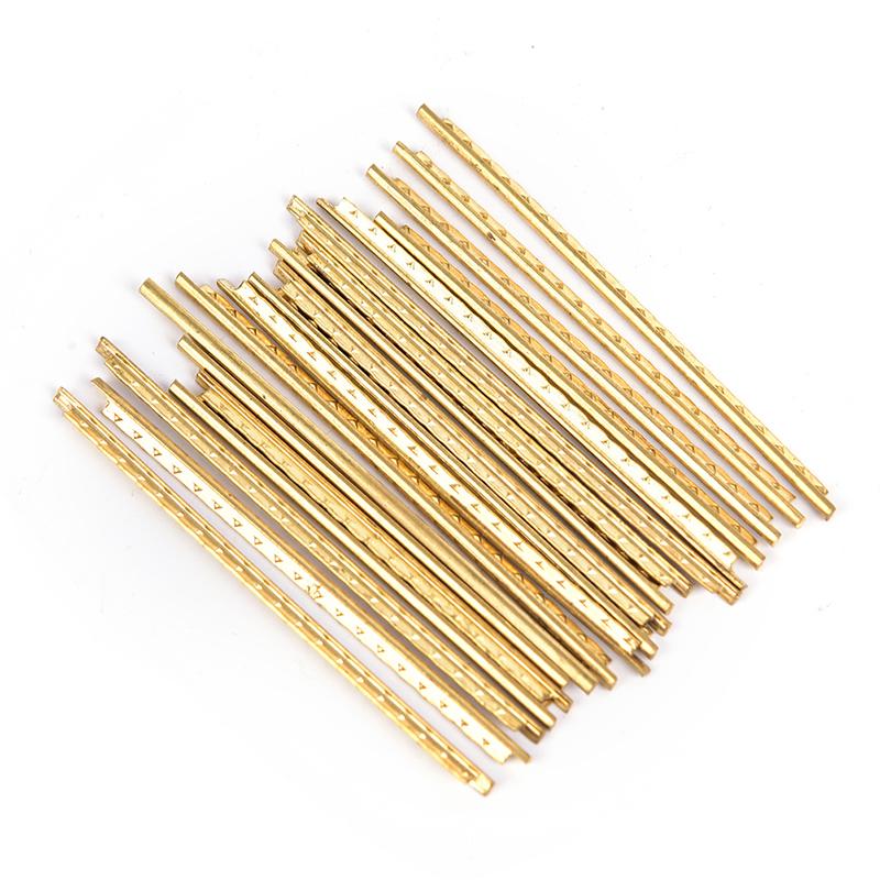 19 stk/sett Fingerbrett Bånd Messing Båndtråd For Bass Akustisk Gitar 2,2 mm