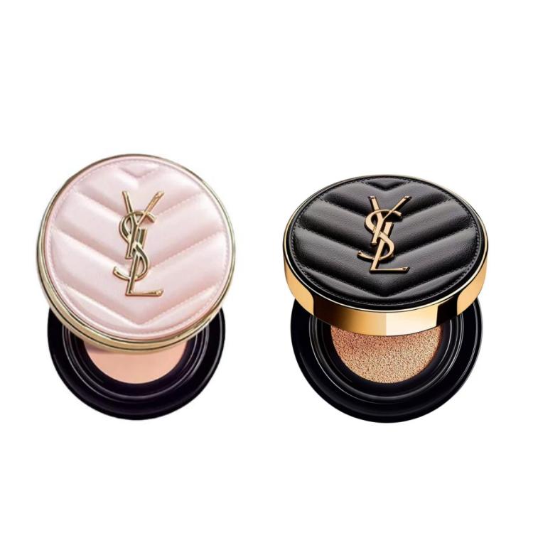 SAINT LAURENT Двойной пробник Air Cushion, Осветляющий легкий жидкий тональный крем Air Cushion, Мягкий