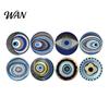 Non-slip Cup Coasters 8PCS Coasters, Colorful Wood with Non-Slip Heat Insulation Set Waterproof Drink Holder, for Home Office Dining Table Decorative