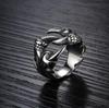 2025 Men's Korean Style Alloy Dragon Claw Signet Ring - Domineering Open Pinky Ring, Retro Jewelry with Personality