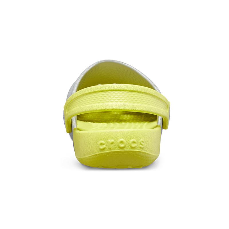 Crocs Classic clog Electrocto outdoor toe flat heel hole shoes grey green children's model