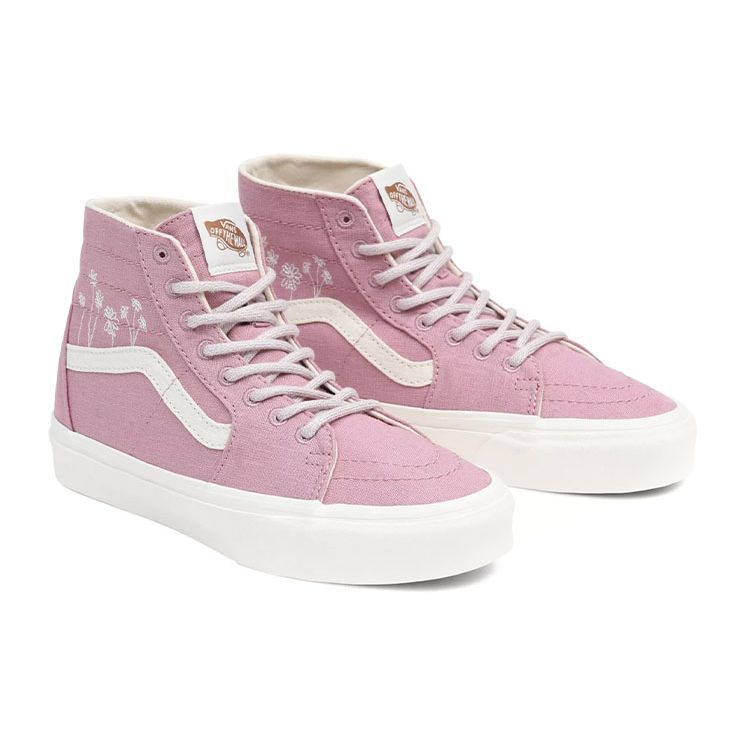 Vans Sk8-Hi Tapered High-Top Casual Skate Shoes Unisex Sneakers Pink White VN0A5KRUBD5