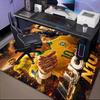 Glücklicher Fußball Neymar Reise Teppich Spiel Teppich, Fußmatte für Schlafzimmer Wohnzimmer Eingangsbereich Teppich, Wohnkultur Idee Geschenk für Weihnachten Geburtstag