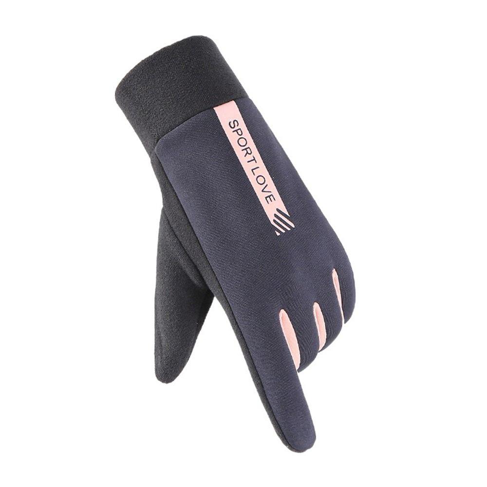 Waterproof Windproof Warm Cycling Gloves Full Finger Gloves Protective Mittens Anti-skid Mittens