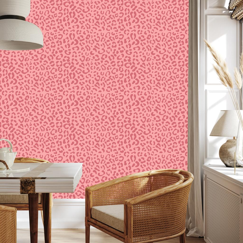 Rose Gold Coral Leather Wallpaper for Living Room and Bedroom 50x1000