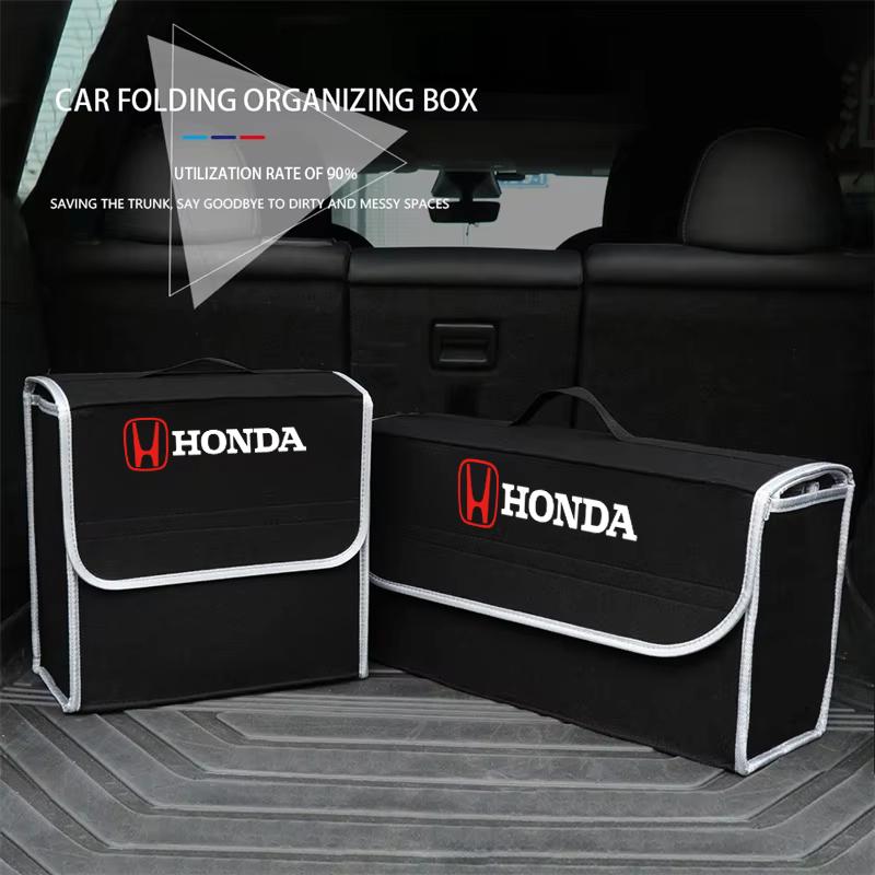 Car Trunk Organizer Box Large Capacity Folding Storage Bag For Honda Prelude Odyssey Vezel CRZ 5th CRX Civic FIT CRV Accord Jazz EC5