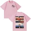 Sänger Alex Warren Album 2026 Tour Druck T-Shirts Unisex Unisex Mode T-Shirt Kurzärmelig Baumwolle Locker Freizeit Oversize T-Shirts