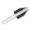 FA012Pcs Metal Car Stickers Badge For Mercedes Benz MB AMG W204 W205 W203 W211 W212 W213 W201 W210 W124 W169 Auto Fender Side Decals
