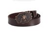 Vintage Bull Head Western Cowboy Men's Leather Belt - Personalized and Stylish
