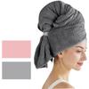 Absorbent Quick-drying Hat With Tie Towel