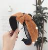 New Fashion Knitted Headband Women Pearls Hairband Soft Autumn Headwear Lace Warm Hair Accessories W