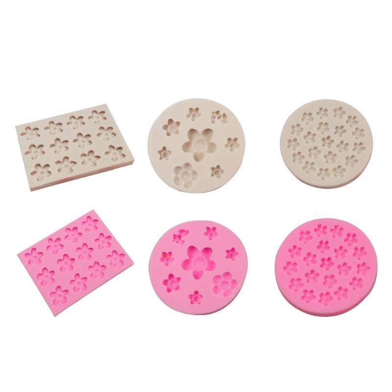 Plum Blossom Silicone Mold Fondant Mousse Cake Mold Chocolate Mould Bakeware Cake Decorating Tool Resin Art