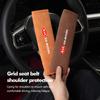 CNR2 For KIA Leather Car Seat Belt Shoulder Pad Shoulder Strap Protection Pad Sorento Stinger Soul Spectra Niro Cadenza Sephia