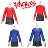 Kostium Cosplay Veronica Sawyer z serialu Heathers Na Halloweenowy Występ Tkanina Poliestrowa