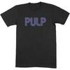 Pulp - Intro Logo - Black T-shirt