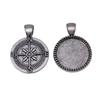 Fit 20mm Round Cabochon Bezel Pendant Setting Handmade Craft Blanks Frames