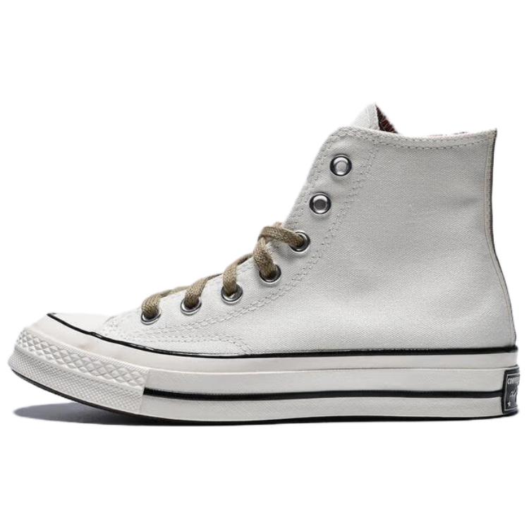 

Converse Chuck 70 High Подкладка «Гусиная лапка» - Egret Swamp Core Унисекс Кроссовки Крем Last-Straw A13290C 37