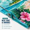 Tropical Palm Tree Beach Towel Flat Print Quick Dry Non-Woven Soft Bath Towel for Summer Vacation Pool Travel Hawaii Style