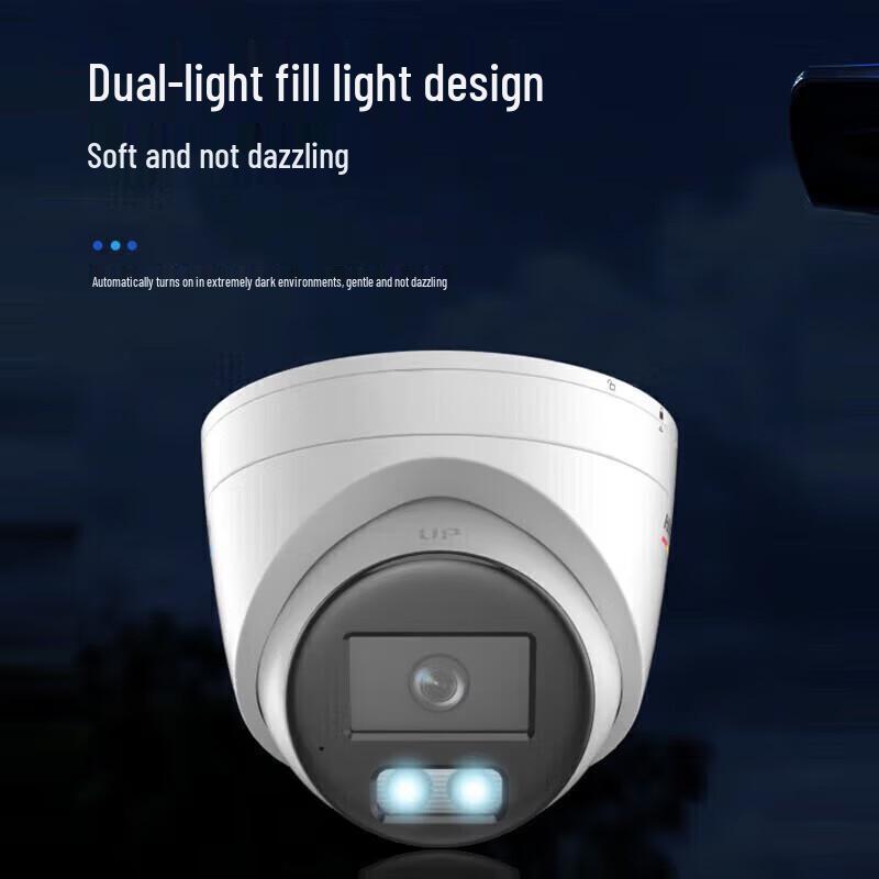 

HIKVISION 4MP Full-Color PoE WiFi Dome Security Camera CN plug (adapter included)