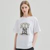 New MLB Drop Shoulder Sleeve T Shirt Unisex White 3ATSN0343-50WHS