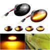 2PCS for Alfa 4C Ford KA Lancia Ypsilon Lybra Fiat 500L 500C 500 Abarth 500 595 695 LED Dynamic Side Marker Turn Signal Lights