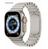 Stainless Steel Band for Apple Watch Ultra 2 49mm 46mm 45 44 42 Luxury Metal Frost Strap Bracelet for IWatch Series10 9 8 7 6 SE