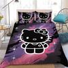 Cute Duvet Cover Set H-Hello Kittys Bedding Set Kids Boy Girl Bedroom Decoration Student Dormitory Home Style 2/3piece set