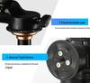 Lightweight Era Q08 3D Pan-Tilt Hydraulic Tripod Head for DSLR