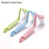 3pcs Toilet Brushes with Extended Handles V-shaped Plastic Cleaning Brushes Bathroom and Outdoor Use Bathroom Cleaning Products