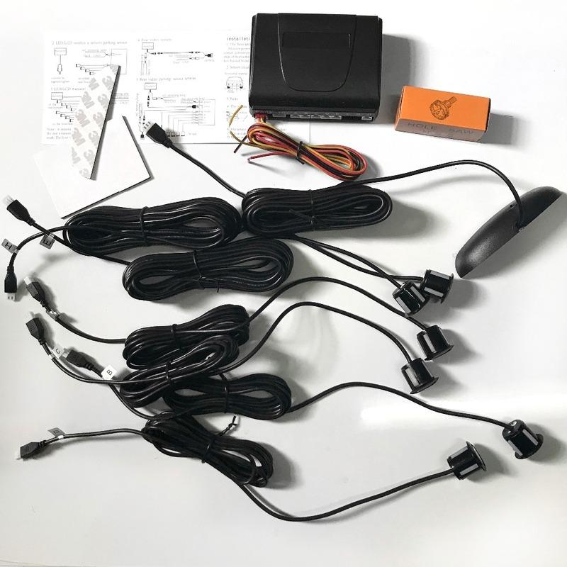 

HOT Style 6 Sensors Parking Car SYSTEM Rear/Front Car LCD Monitor Display Parking Sensor Reverse Backup Radar Kit CITYCARAUTO чёрный