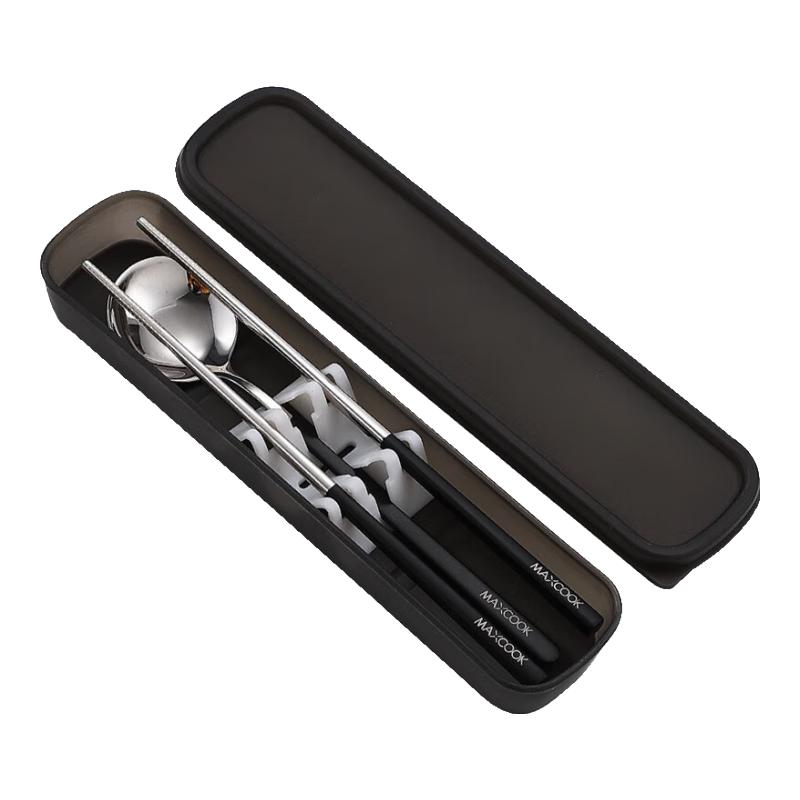Maxcook 304 Stainless Steel Portable Chopsticks Spoon Set