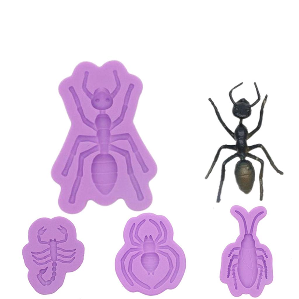 Spider Silicone Cake Baking Mold Sugarcraft Chocolate Cupcake Mould Resin Candy Fondant Decorating Tools