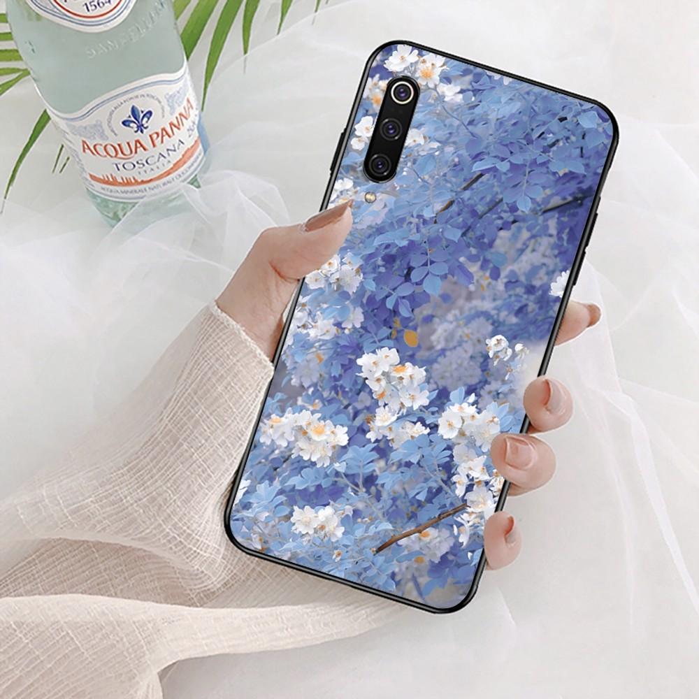 

Синий масляный цветочный чехол для телефона для iPhone Samsung Galaxy Redmi Xiaomi Note SA 6 7 8 9 10 11 12 13 14 15 16 20 21 22 23 53 54 Pro Max Ultra TPU Samsung Galaxy M31