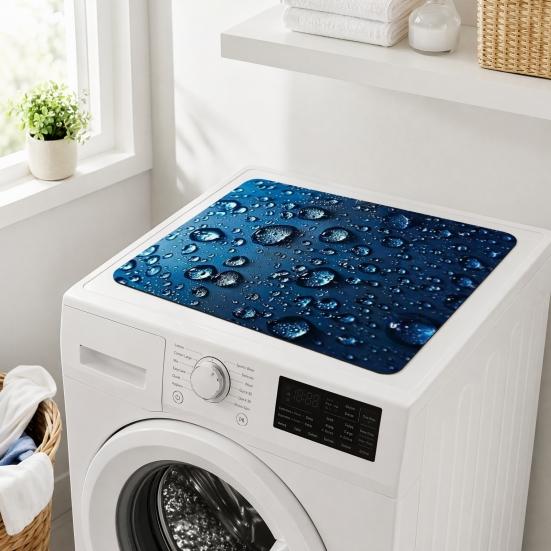 Washer Protector Mat Dryer Cover Flowers or Marble Pattern Non-Slip Highly