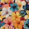 Outdoor Dekostoffe Oxford - Motiv Blumen I Dx5563