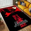 Custom Name Batman's Identity Living Room Non-Slip Area Rug Soft Carpet for Bedroom Kids Playroom Sofa Office Home Decor Doormat