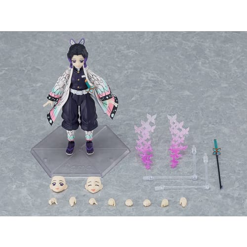 Figma Demon Slayer: Kimetsu no Yaiba Shinobu Kocho Nicht maßstabsgetreue bemalte bewegliche Figur aus Kunststoff