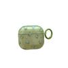 Transparent Green and Blue Flowers Are Suitable for AirPods1 Earphone Case Apple 1/1st Generation Airpodspro1 Protective Case Is Simple