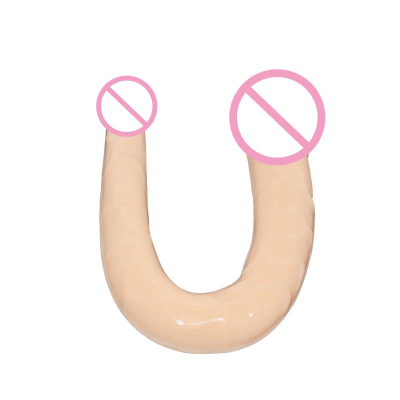 With Double for Lesbian Mini Realistic Lines Simulating Gay Masturbate Tools Head Penis