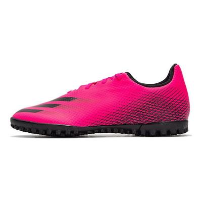 X Ghosted .4 TF Artificial Grass Low Top TF (Rubber Studs) Shock Absorbing Non-Slip Durable Soccer Shoes Men Soccer Shoes Magenta FW6916