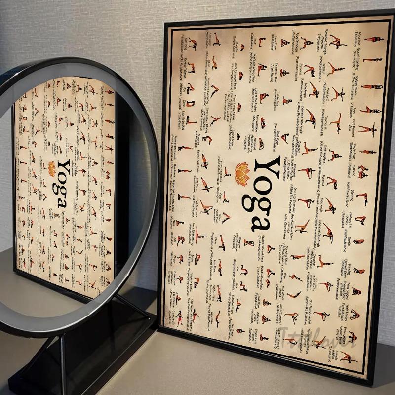 

1 шт. Постер для спортзала, йоги, бумажный принт, украшение для дома, спальни, прихожей, бара, кафе, художественная живопись 21cm×30cm NoFrame