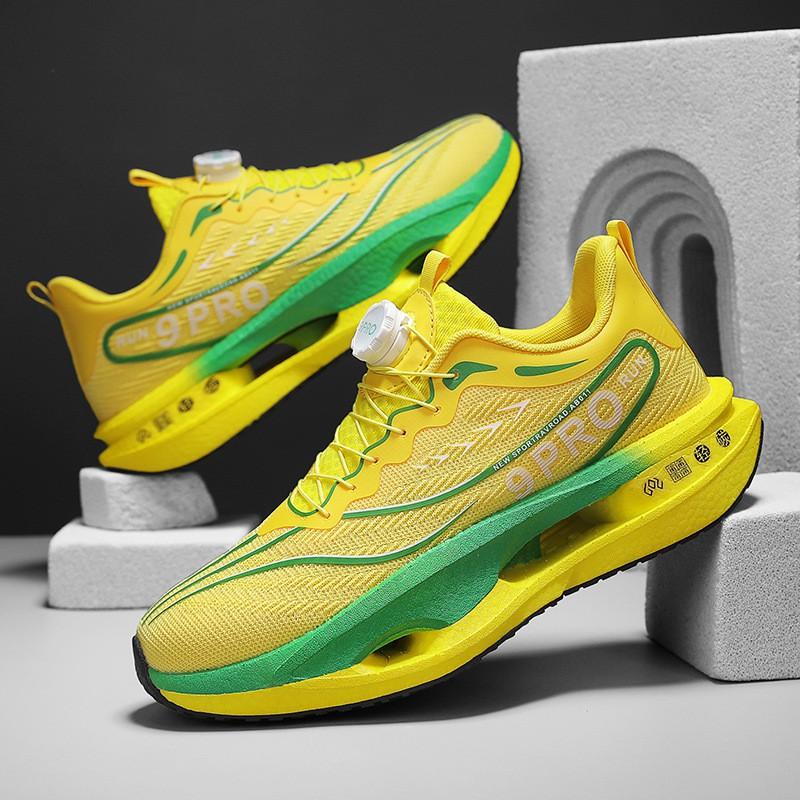 Youth style shoes Lightweight Breathable Running Shoes Boys Low-Cut Training Sneakers With Carbon Plate Support