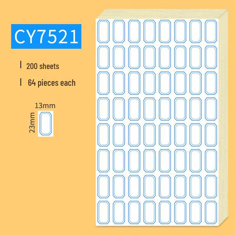 Handwritten Self-Adhesive Label Stickers for Office and Memo Marking