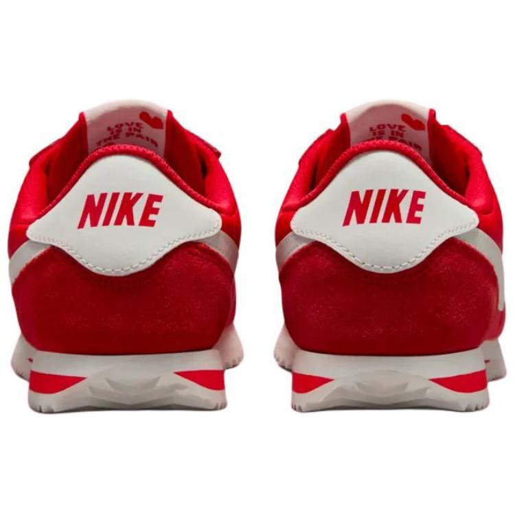 Nike Cortez GS Valentines Day 2025 Barnesko Rød Lys-Karmosin Summit-Hvit HV5166-696