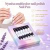 Nymixa Multicolor Nail Polish Nail Pen, Uniform Coloring, Quick-drying, Easy To Apply, Home DIY Creative and Convenient Nail Pen