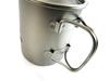 Gaobabu Titanium Mug 300ml 400ml Set Lid and Mesh & (with Bag)