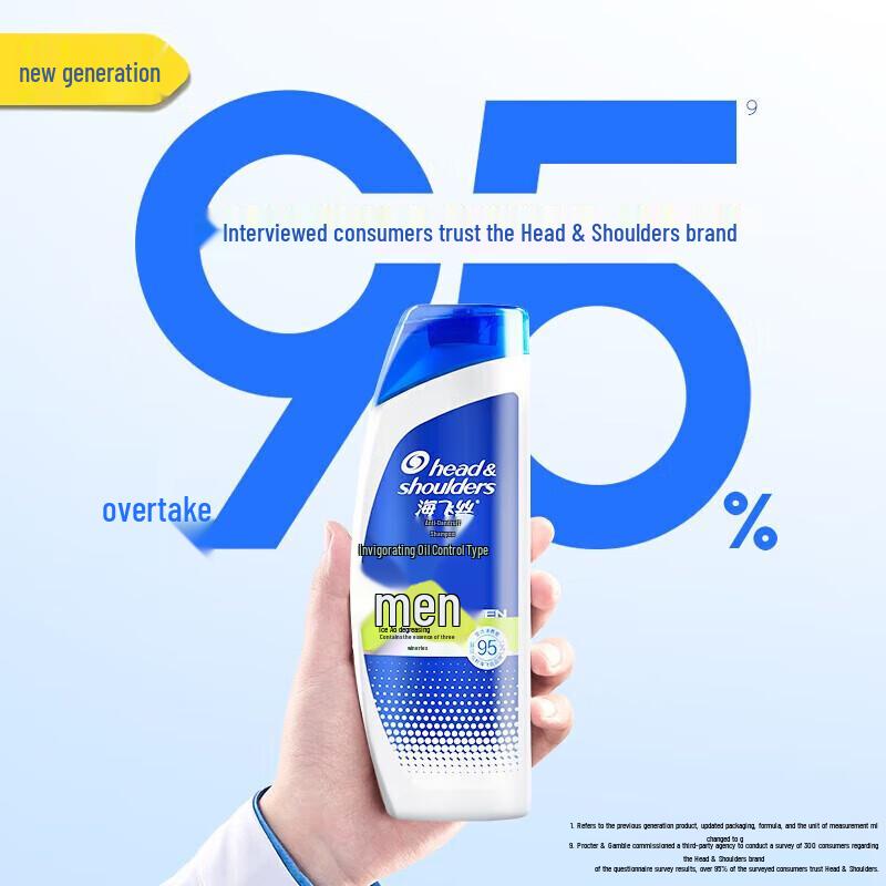 Head & Shoulders Men's Energizing Oil Control Anti-Dandruff Shampoo