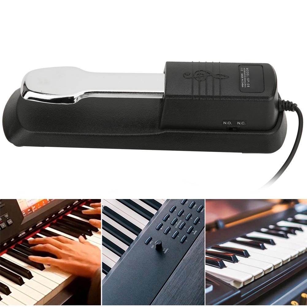 Piano Sustain Foot Pedal Switch with Non Slip Mat Musical Instrument Accessories
