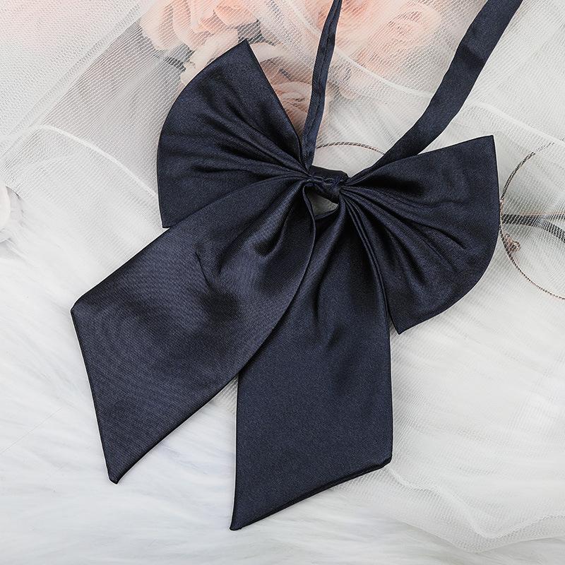Jk Japanese Plaid Korean Version Of Collar Flower Graduate Female Collar Flower College Wind Streamer Jk Bow Shirt Accessories Sailor Suit