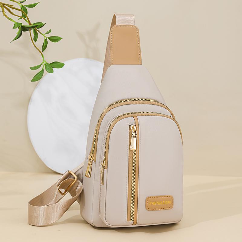 Chest Bag Women's Lightweight Sports Shoulder Bag Crossbody Bag